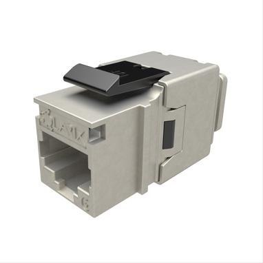 Moduł Keystone szybkozaciskowy narzędziowy SOLARIX Cat.6 STP RJ45 srebrny