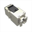 Moduł Keystone szybkozaciskowy narzędziowy SOLARIX Cat.6 STP RJ45 srebrny