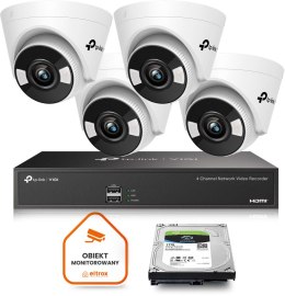 Monitoring zestaw bezprzewodowy TP-LINK VIGI 4 kamery 4MPX C440-W WiFi 1TB