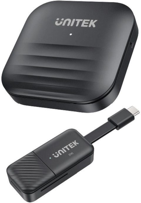 Unitek Bezprzewodowy nadajnik i odbiornik HDMI zasięg do 50m, czarny