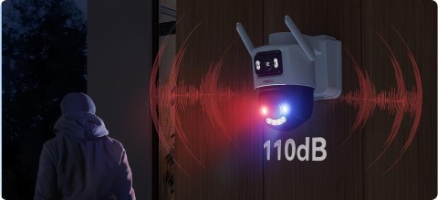 Kamera IP Imou AOV Dual 10MP (5MP+5MP) z panelem solarnym 2.4GHz WiFi+4G