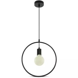 Oprawa zwieszana V-TAC koło czarny mat VT-7322-MB 5 lat gwarancji