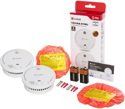 Zestaw 2 czujek dymu KIDDE 2030-DSR3