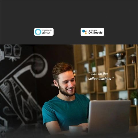 Bramka smart WI-FI V-TAC RF433 24Ghz Smart Life Amazon Alexa Google Home Nest VT-5144