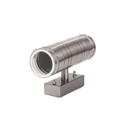 Kinkiet ogrodowy V-TAC GU10 kwasówka szkło góra dół IP44 VT-7632