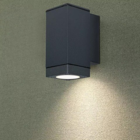 Kinkiet ogrodowy V-TAC góra dół GU10 grafit mat VT-842 3 lata gwarancji
