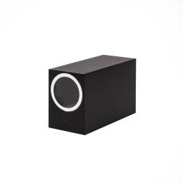 Kinkiet ścienny V-TAC GU10 aluminium kwadrat czarny góra dół IP44 VT-7652