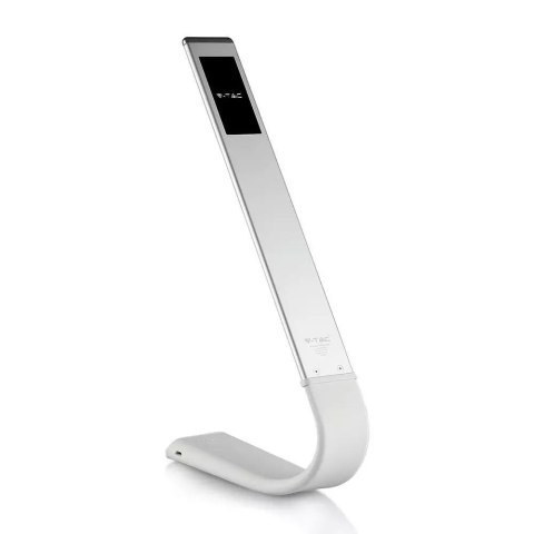 Lampka biurkowa V-TAC 6.5W LED ładowanie ściemnianie 3w1 biała VT-1037 2700K-6400K 110lm