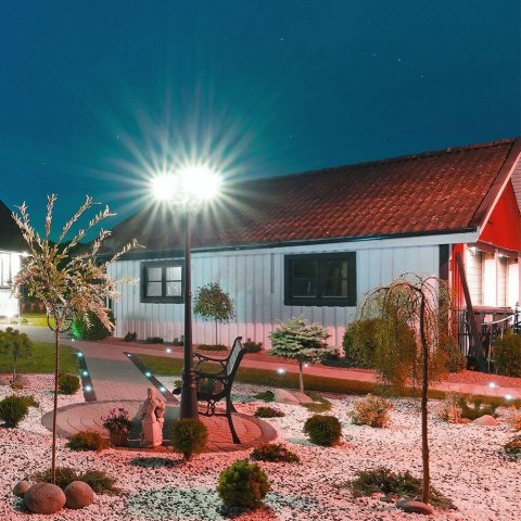 Latarnia ogrodowa V-TAC 2XE27 1990mm IP44 czarny VT-739