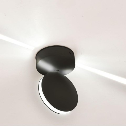 Oprawa 360st V-TAC 7W LED iluminacja elewacji/wnęk okiennych czarna IP65 VT-707 4000K 770lm