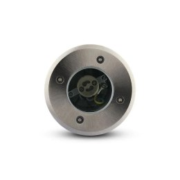 Oprawa gruntowa ogrodowa najazdowa okrągła stal szczotkowana GU10 IP65 V-TAC VT-7677