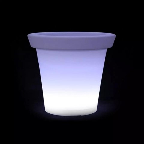 Oprawa ogrodowa V-TAC LED pojemnik donica 36cm ładowanie pilot VT-7808 RGBW 54lm