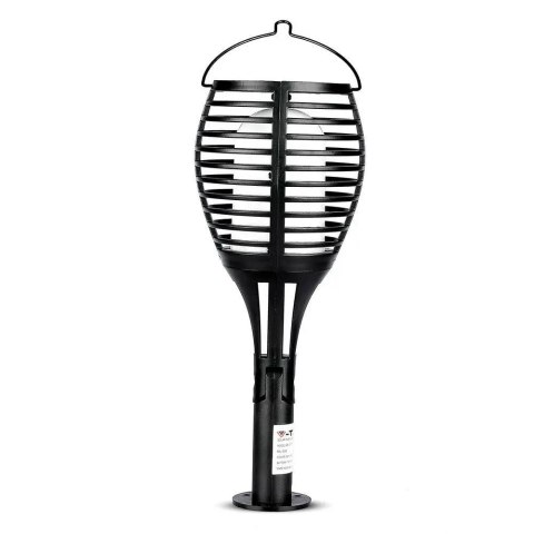 Oprawa ogrodowa V-TAC solarna 4 funkcje efekt płomienia VT-719 2200K 5lm