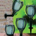 Oprawa ogrodowa V-TAC solarna 4 funkcje efekt płomienia VT-719 2200K 5lm