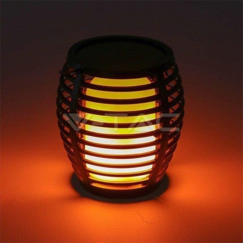 Oprawa ogrodowa V-TAC solarna 4 funkcje efekt płomienia VT-719 2200K 5lm