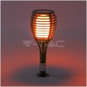 Oprawa ogrodowa V-TAC solarna 4 funkcje efekt płomienia VT-719 2200K 5lm