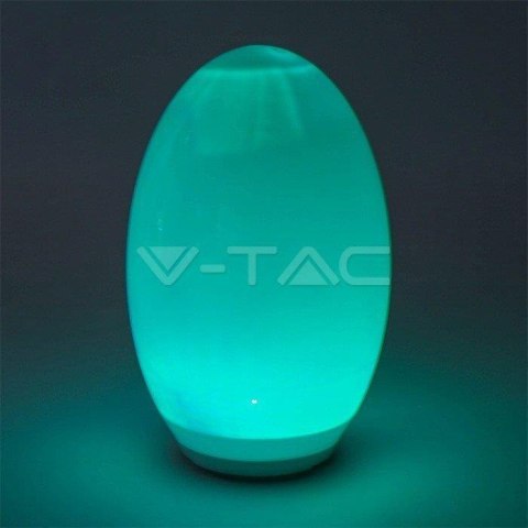 Oprawa ogrodowa solarna V-TAC LED jajko VT-7815 3000K+RGB 5lm