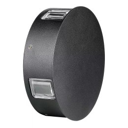 Oprawa ścienna V-TAC 4W LED IP65 czarna okrągła VT-706 4000K 440lm