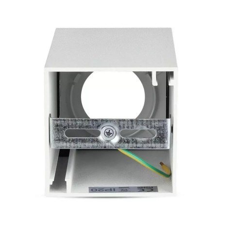 Oprawa sufitowa V-TAC GU10 kwadrat natynkowa biały 74x74x140mm VT-882-Q 3 lata gwarancji