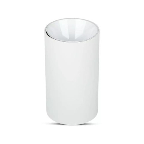 Oprawa sufitowa V-TAC GU10 okrągła natynkowa tuba biała 80x140mm VT-882-R 3 lata gwarancji