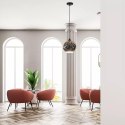 Oprawa zwieszana V-TAC 3D efekt gwiazd E27 fi200 VT-7206 5 lat gwarancji