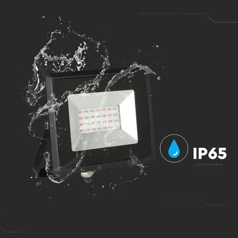 Projektor LED V-TAC 20W SMD E-series czarny VT-4021 Kolor Czerwony