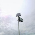 Projektor LED solarny V-TAC 20W czarny IP65 pilot timer VT-60W 6000K 1650lm