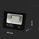 Projektor LED solarny V-TAC 50W czarny IP65 pilot timer VT-300W 4000K 4200lm