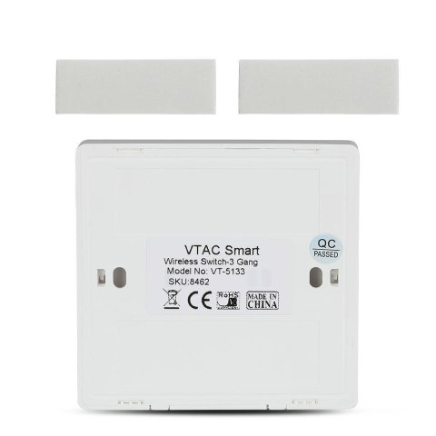 Przełącznik bezprzewodowy potrójny IP54 do SKU 8458 8459 V-TAC VT-5133