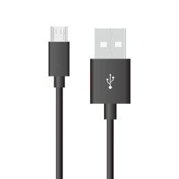 Przewód micro USB V-TAC 1M czarny seria srebrna VT-5321