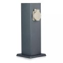Słupek ogrodowy V-TAC 2 gniazda 30cm 2x16A 3600W IP44 grafit VT-1155-1