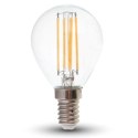 Żarówka LED V-TAC 4W filament E14 P45 kulka VT-1996 4000K 400lm