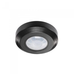 Czujnik ruchu 360st sufitowy fi76 czarny V-TAC VT-8091