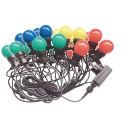 Girlanda ogrodowa V-TAC (sznur) LED 10 metrów 20 żarówek 0,5W VT-71020 RGBY 600lm