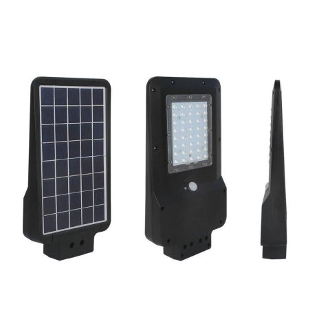 Naświetlacz oprawa uliczna V-TAC solarna 15W LED czarna ST-15 4000K 1600lm