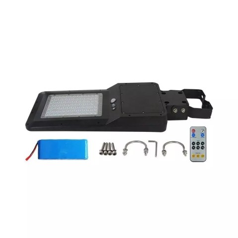 Naświetlacz oprawa uliczna solarna V-TAC 40W LED czarna IP65 150Lm/W VT-ST42 4000K 6000lm 3 lata gwarancji
