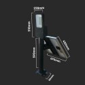 Naświetlacz oprawa uliczna solarna V-TAC 50W LED IP65 VT-ST200 6000K 4000lm