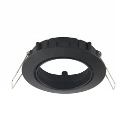 Oczko V-TAC GU10 okrągłe ruchome czarne VT-779-BL