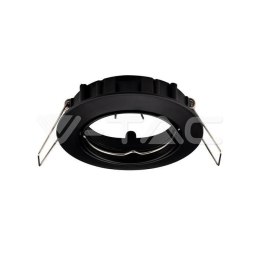 Oczko V-TAC GU10 okrągłe ruchome czarne VT-779-BL