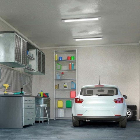 Oprawa V-TAC 40W LED liniowa natynkowa SAMSUNG CHIP 120cm VT-8-40 3000K 4300lm 5 lat gwarancji