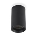 Oprawa V-TAC aluminiowa GU10 okrągła natynkowa tuba czarna 60x100mm VT-807-B 3 lata gwarancji