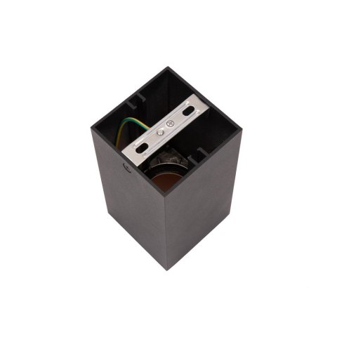 Oprawa sufitowa V-TAC GU10 kwadrat natynkowa czarny+różowe złoto 74x74x140mm VT-882SQ 3 lata gwarancji