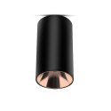 Oprawa sufitowa V-TAC GU10 okrągła natynkowa tuba czarny+różowe złoto 80x140mm VT-882RD-RG 3 lata gwarancji