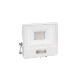 Projektor LED V-TAC 10W SAMSUNG CHIP czujnik ruchu biały Z mufą VT-118S 6500K 735lm 5 lat gwarancji