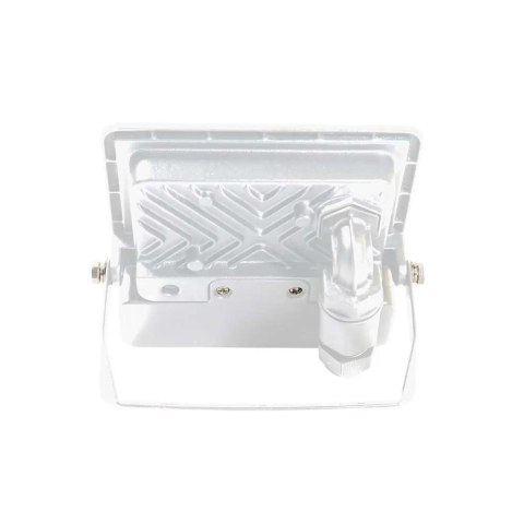 Projektor LED V-TAC 10W SAMSUNG CHIP czujnik ruchu biały Z mufą VT-118S 6500K 735lm 5 lat gwarancji