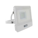 Projektor LED V-TAC 20W SAMSUNG CHIP czujnik ruchu biały przewód 1M VT-128S-1 4000K 1510lm 5 lat gwarancji