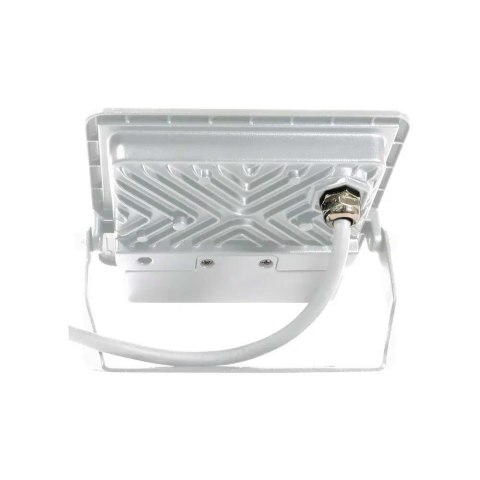 Projektor LED V-TAC 20W SAMSUNG CHIP czujnik ruchu biały przewód 1M VT-128S-1 4000K 1510lm 5 lat gwarancji
