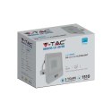 Projektor LED V-TAC 20W SAMSUNG CHIP czujnik ruchu biały przewód 1M VT-128S-1 4000K 1510lm 5 lat gwarancji