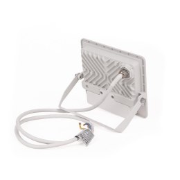 Projektor LED V-TAC 30W SAMSUNG CHIP czujnik ruchu biały przewód 1M VT-138S-1 4000K 2340lm 5 lat gwarancji