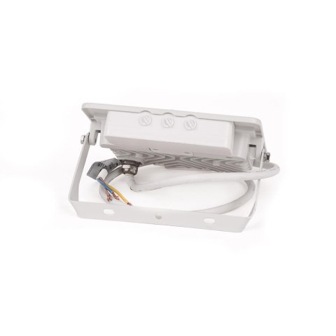 Projektor LED V-TAC 30W SAMSUNG CHIP czujnik ruchu biały przewód 1M VT-138S-1 6400K 2340lm 5 lat gwarancji